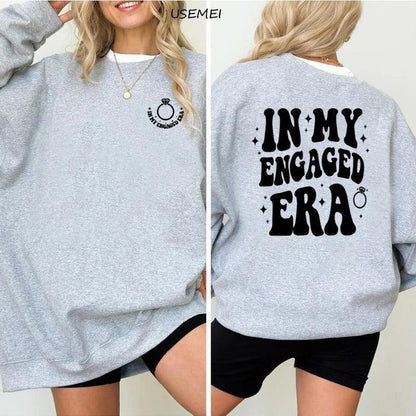 in my engaged era crew sweatshirt - basil boutique