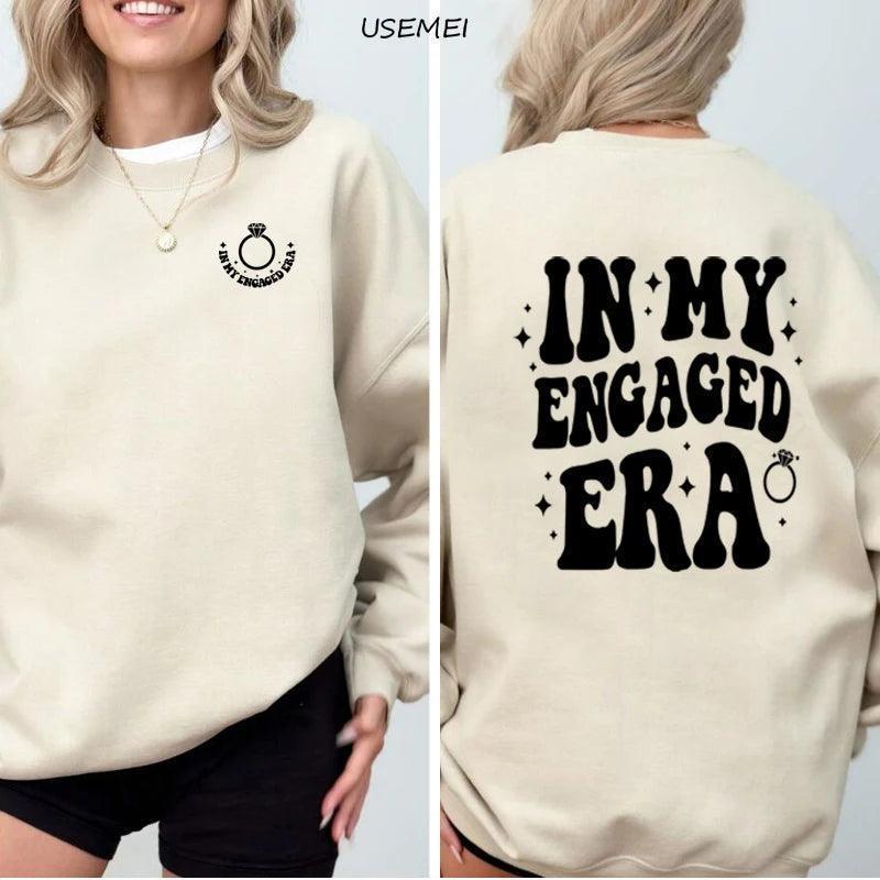 in my engaged era crew sweatshirt - basil boutique