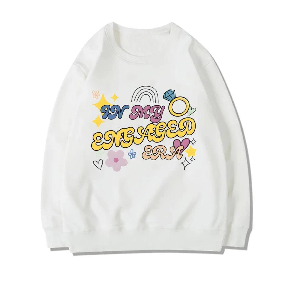 in my engaged era crew sweatshirts - basil boutique