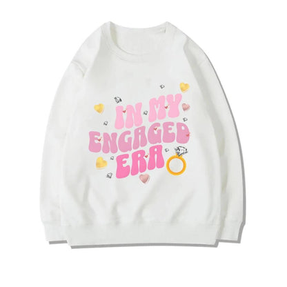 in my engaged era crew sweatshirts - basil boutique