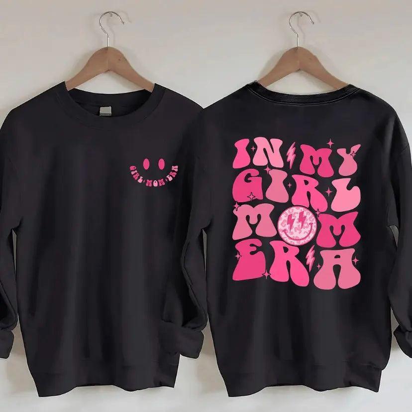 in my girl mom era crew sweatshirt - basil boutique