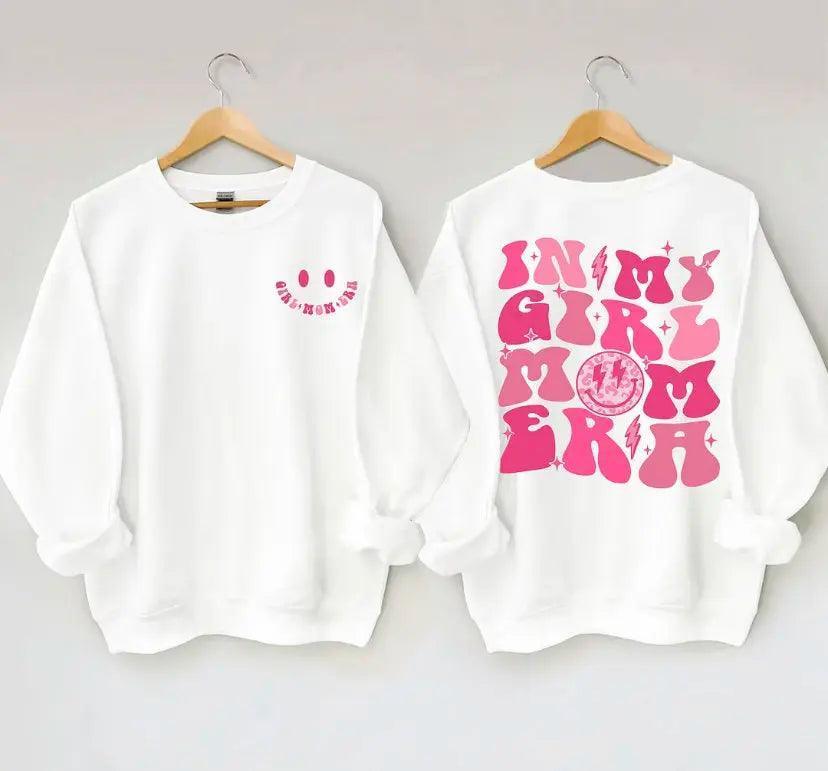 in my girl mom era crew sweatshirt - basil boutique