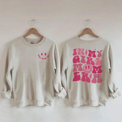 in my girl mom era crew sweatshirt - basil boutique