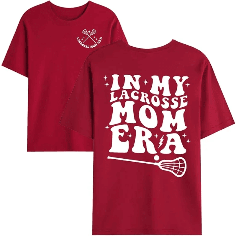 in my lacrosse mom era t-shirt - basil boutique