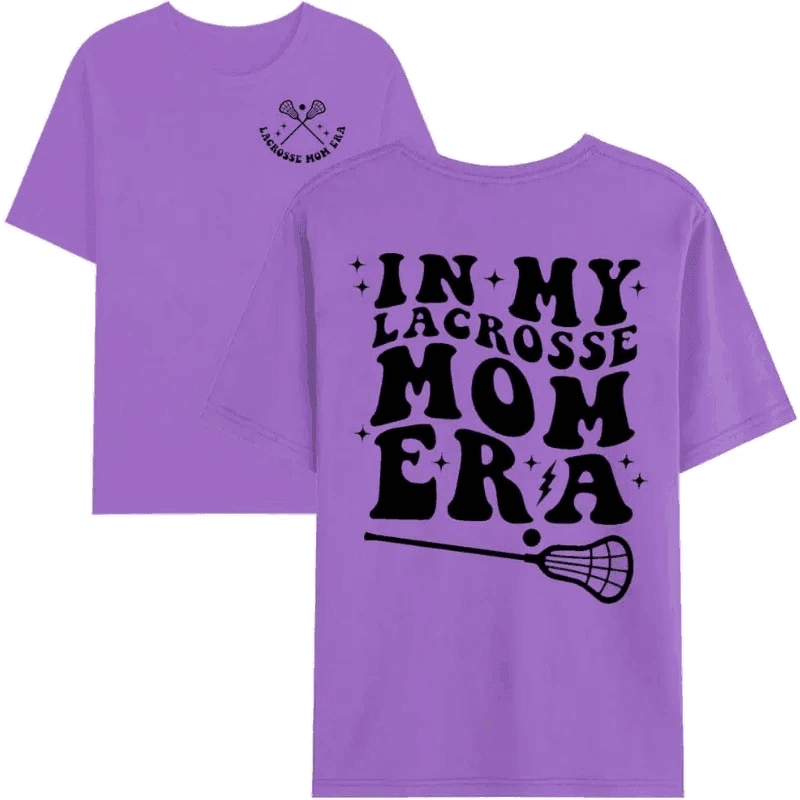 in my lacrosse mom era t-shirt - basil boutique