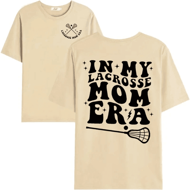 in my lacrosse mom era t-shirt - basil boutique