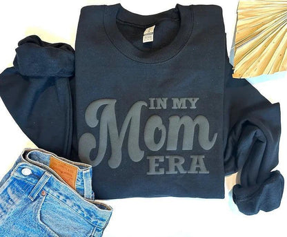 in my mom era puff crew sweatshirt - basil boutique