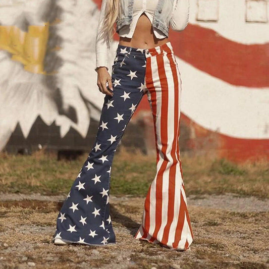 independence day flare jeans - basil boutique