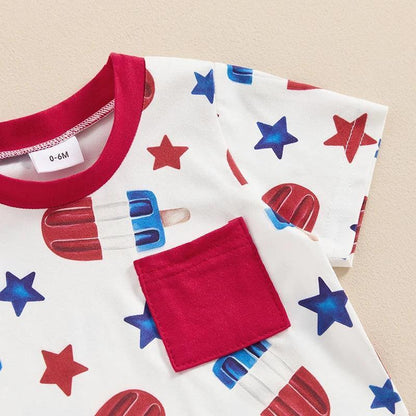 independence day kids outfit - basil boutique