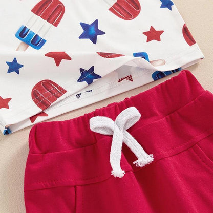 independence day kids outfit - basil boutique