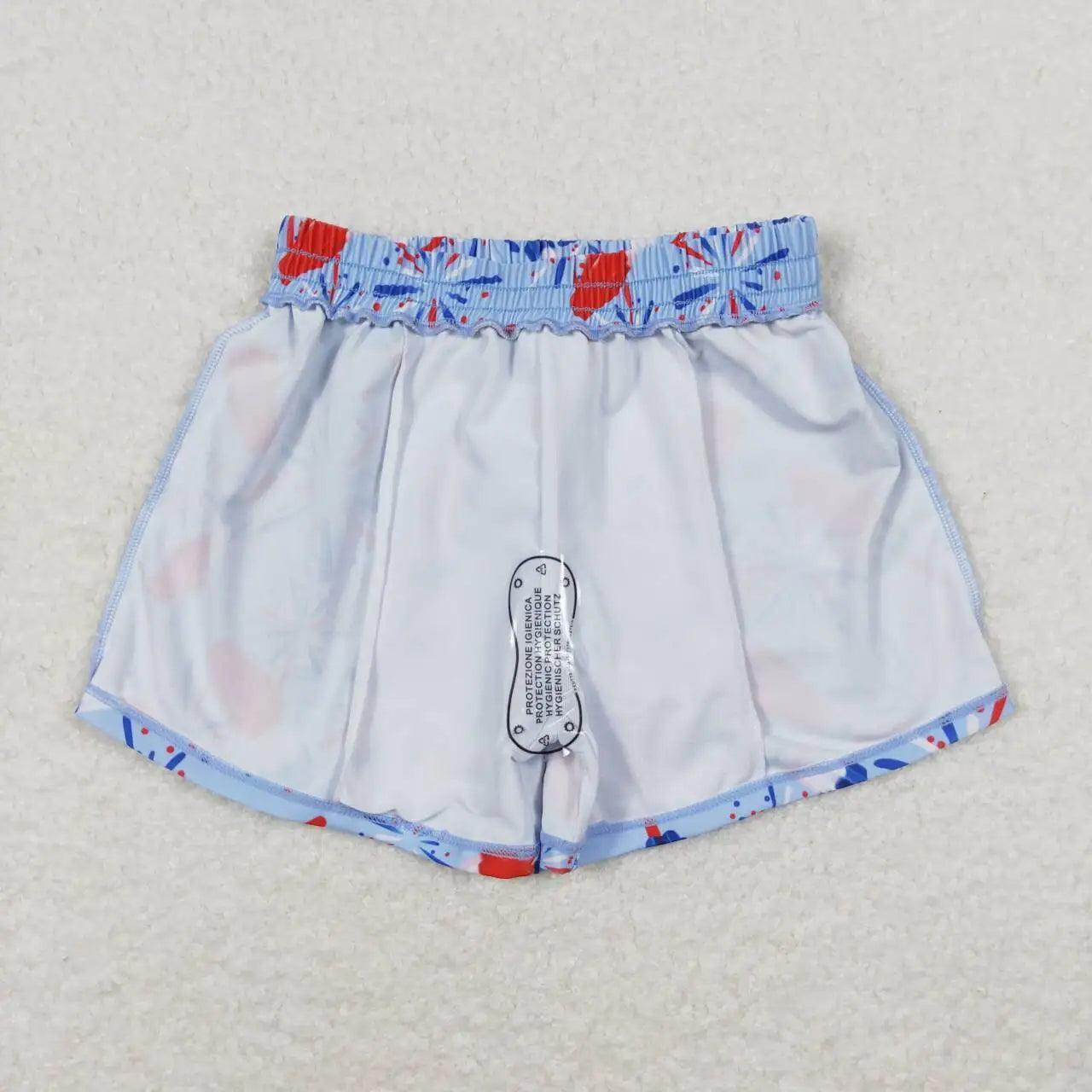 independence day kids swim trunks - basil boutique