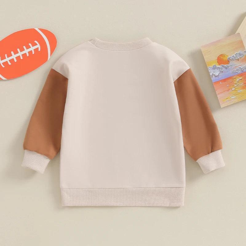 it's game day kids crew sweatshirt - basil boutique