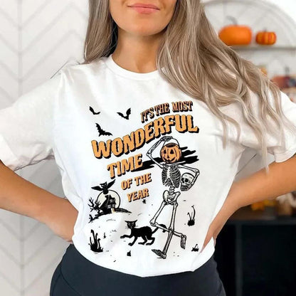 it's the most wonderful time of the year halloween t-shirt - basil boutique