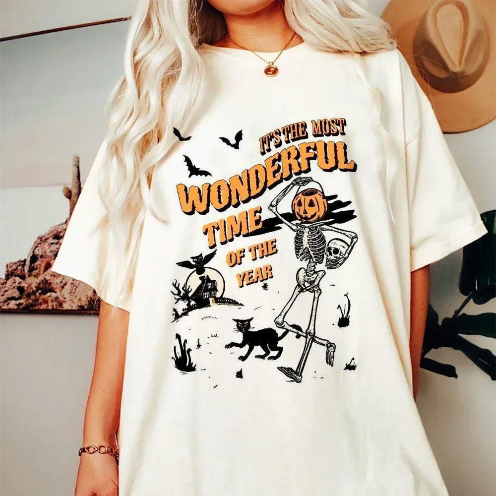 it's the most wonderful time of the year halloween t-shirt - basil boutique