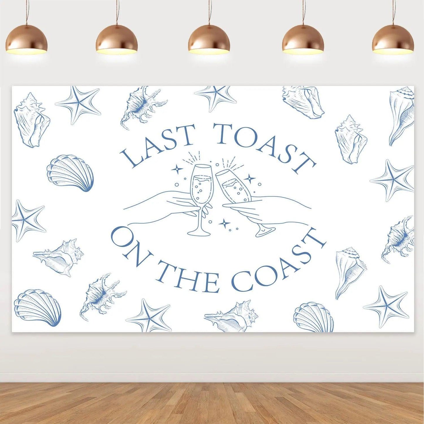 last toast on the coast backdrop - basil boutique