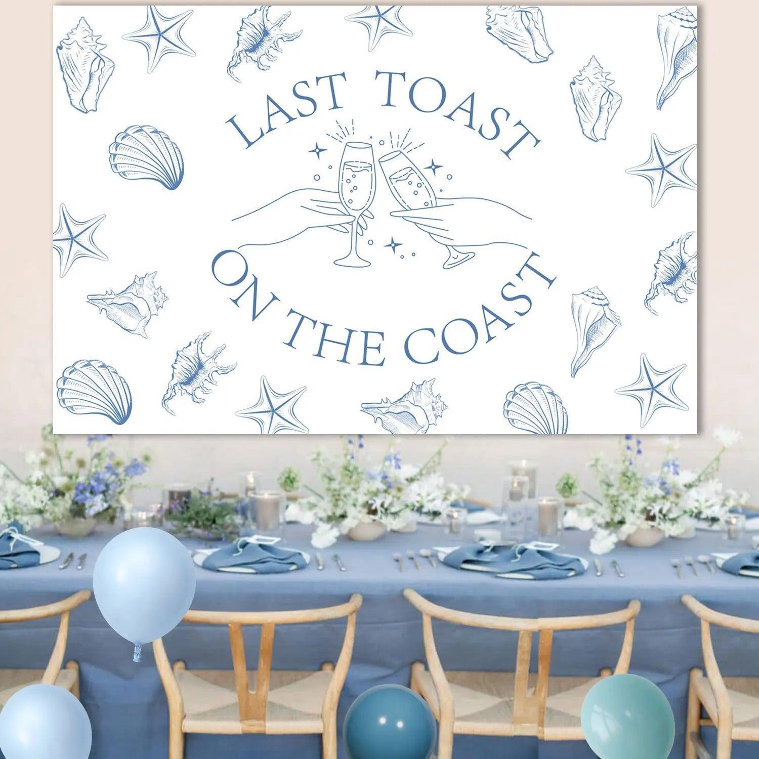 last toast on the coast backdrop - basil boutique