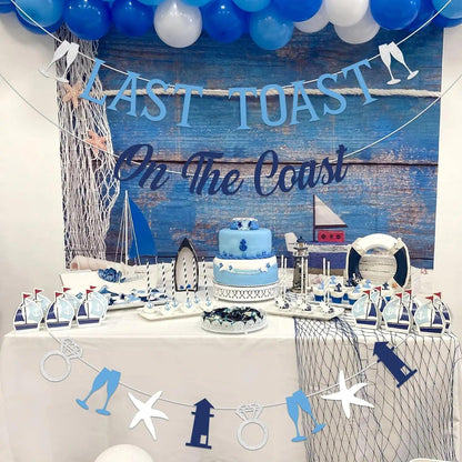 last toast on the coast banner - basil boutique