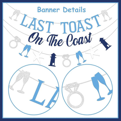 last toast on the coast banner - basil boutique