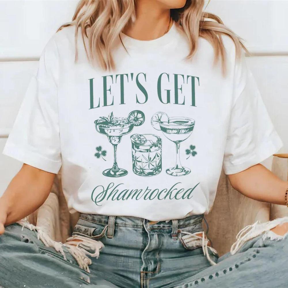 let's get shamrocked t-shirt - basil boutique