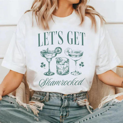 let's get shamrocked t-shirt - basil boutique