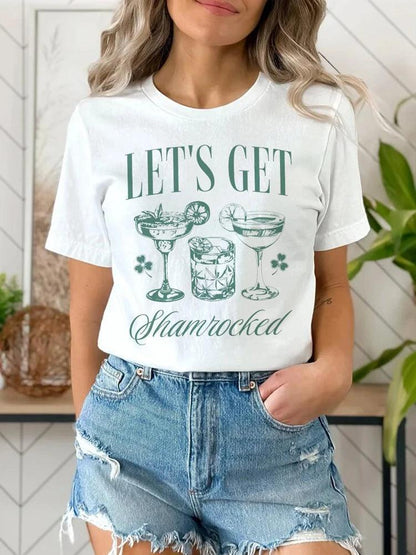 let's get shamrocked t-shirt - basil boutique