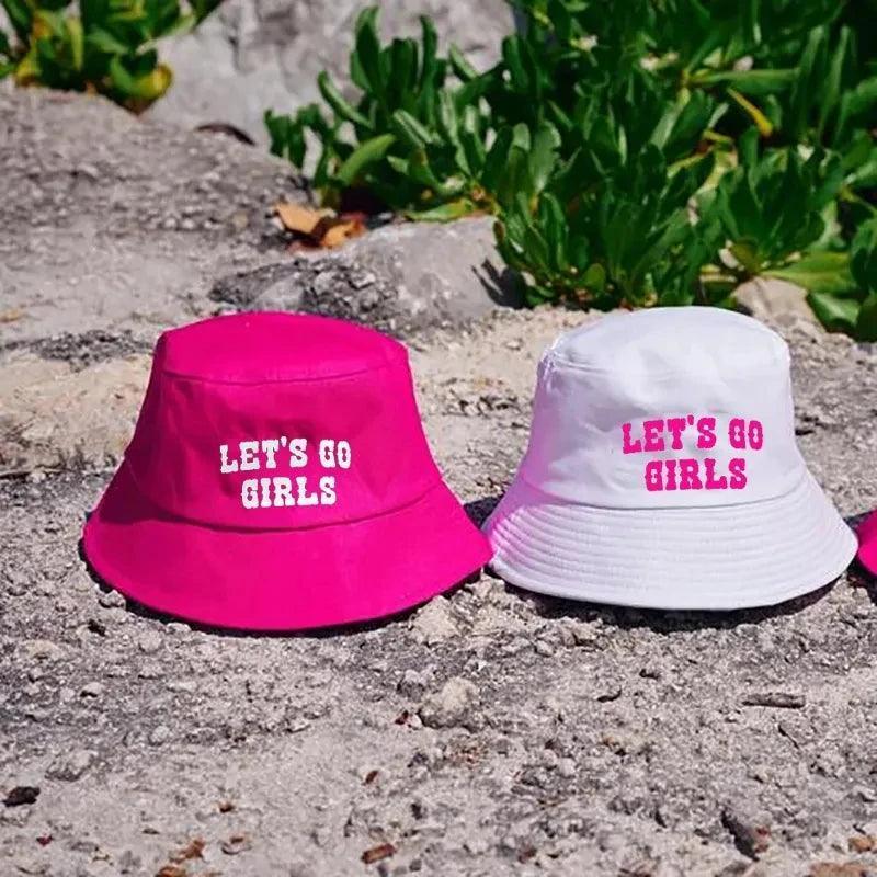 let's go girls bucket hats - basil boutique