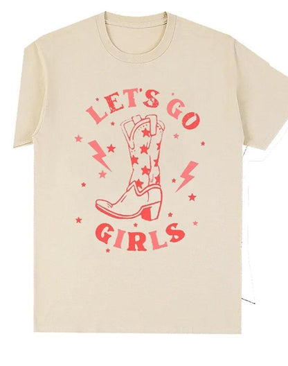 let's go girls oversized t-shirt - basil boutique