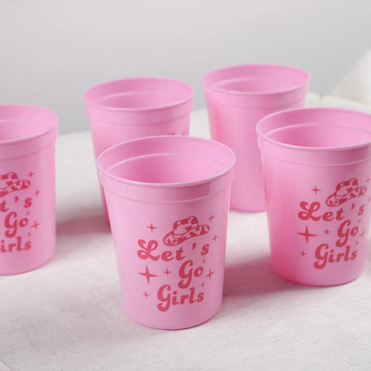 let's go girls party cups - basil boutique