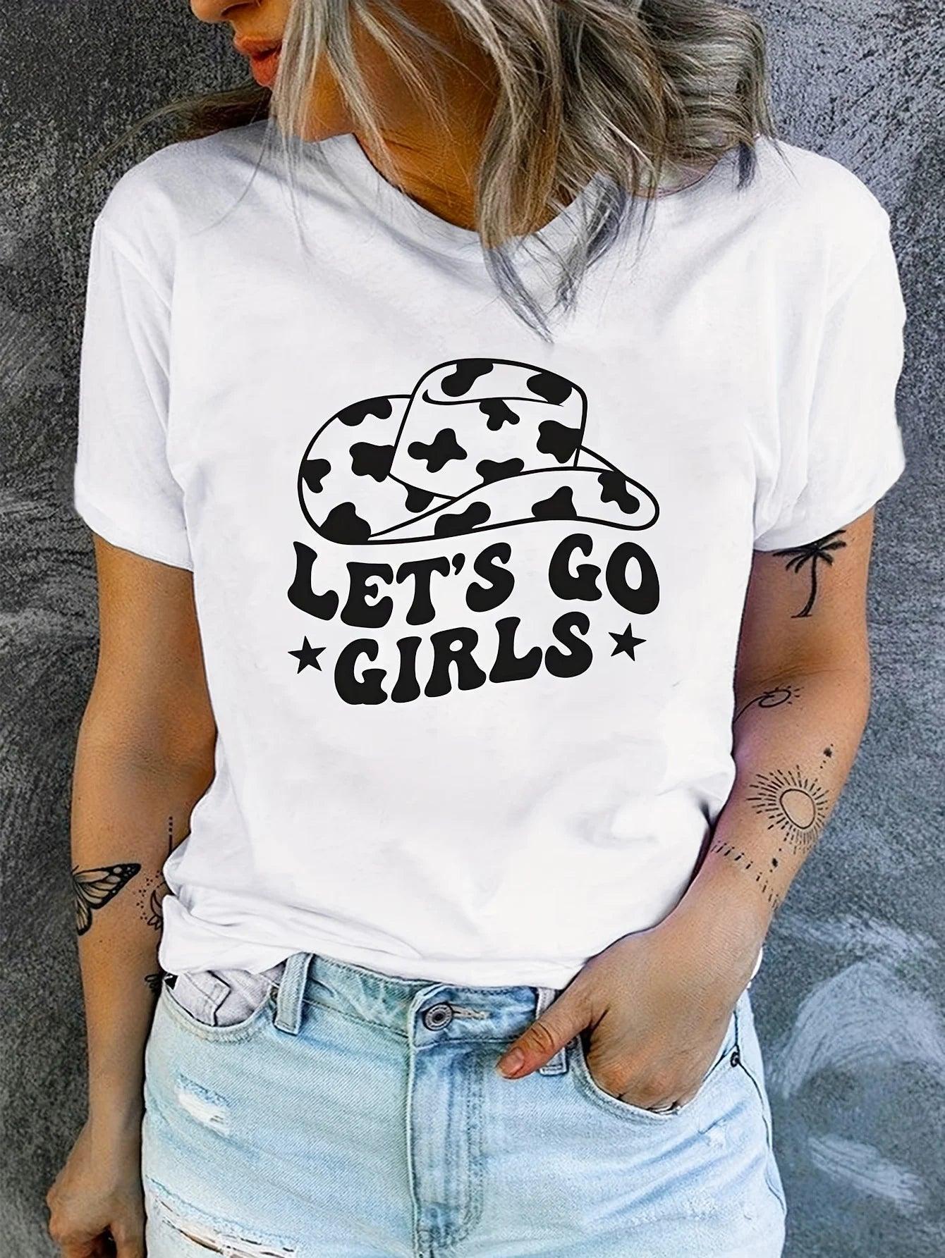 let's go girls rodeo t-shirt - basil boutique