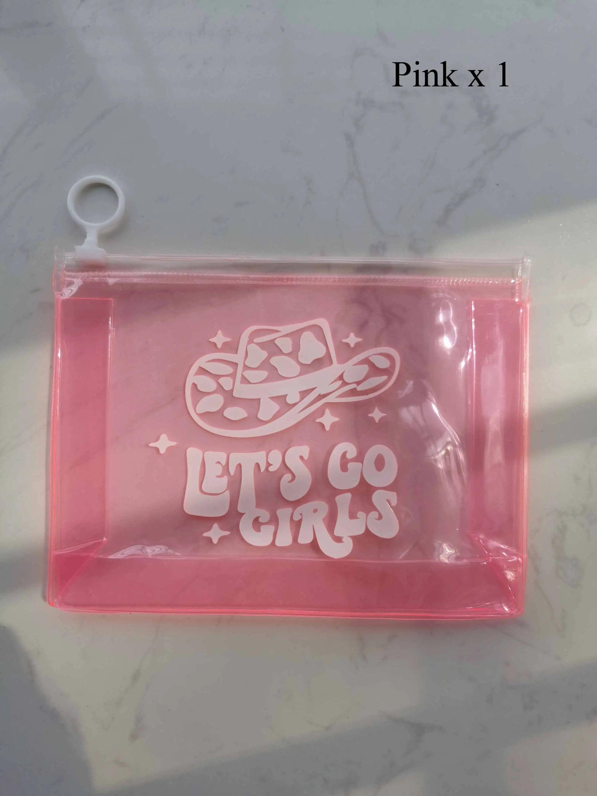 let's go girls zipper bag - basil boutique