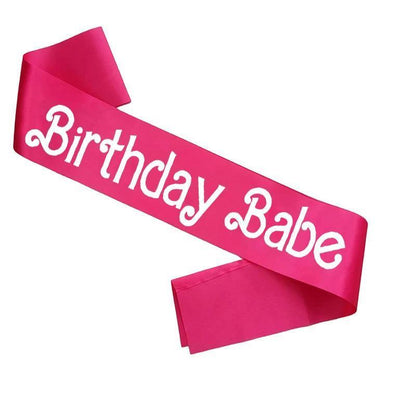 let's go party birthday sashes - basil boutique