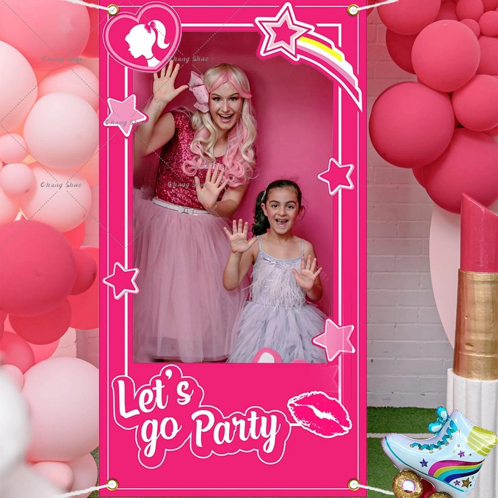 let's go party photo booth prop frame - basil boutique