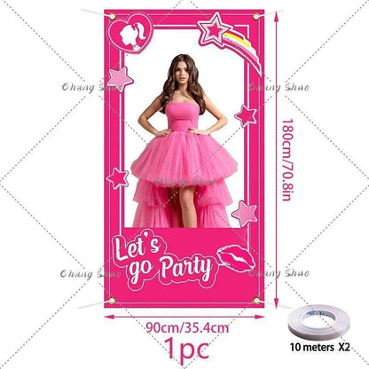 let's go party photo booth prop frame - basil boutique