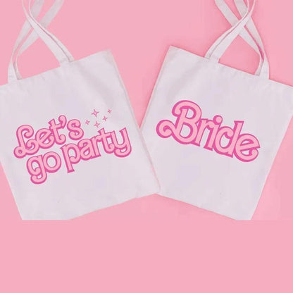 let's go party tote bag - basil boutique