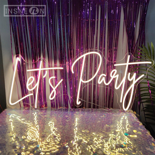 let's party neon light - basil boutique