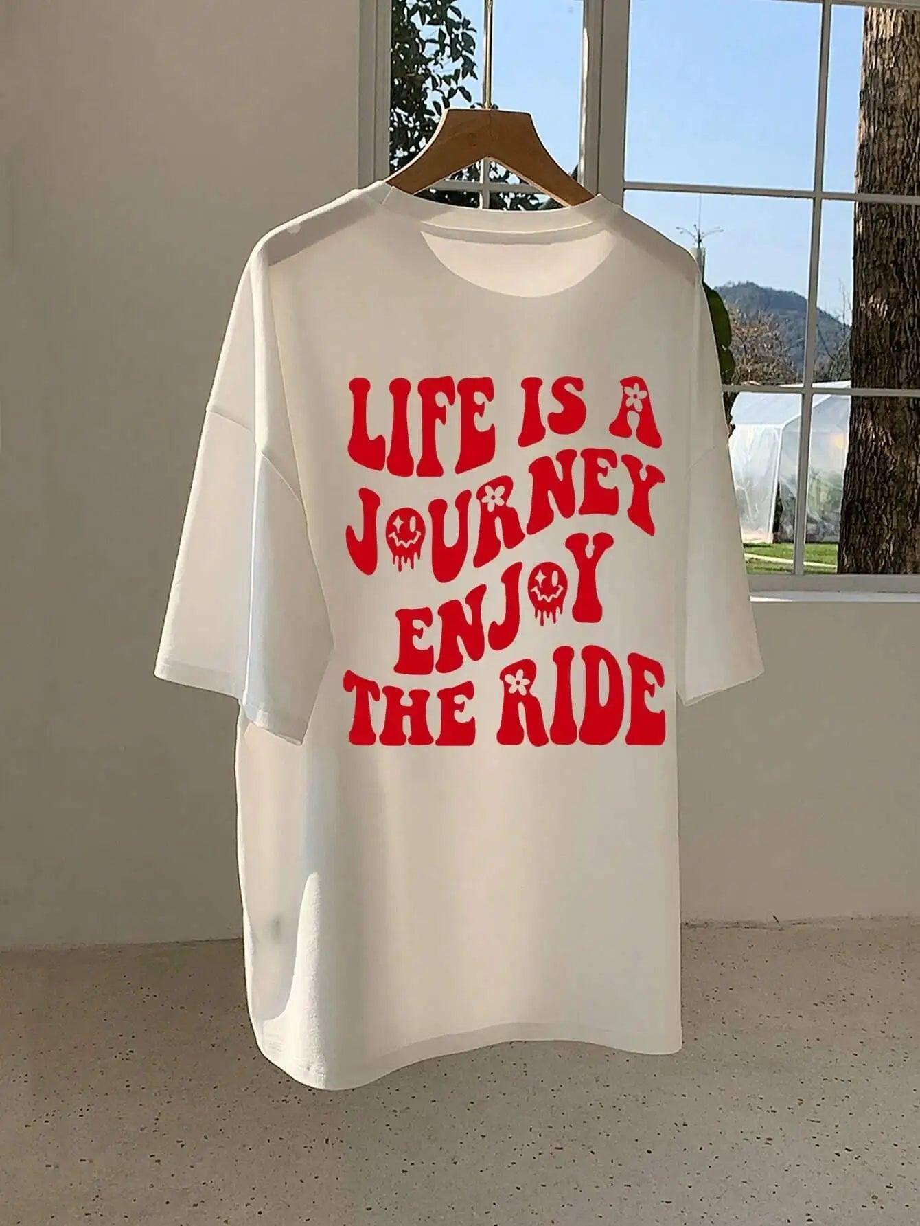 life is a journey t-shirt - basil boutique