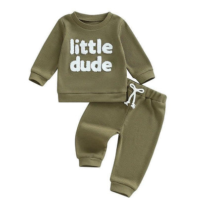 little dude kids outfit - basil boutique