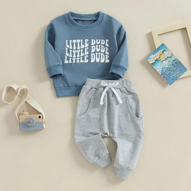 little dude kids outfit - basil boutique