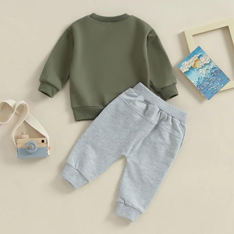 little dude kids outfit - basil boutique