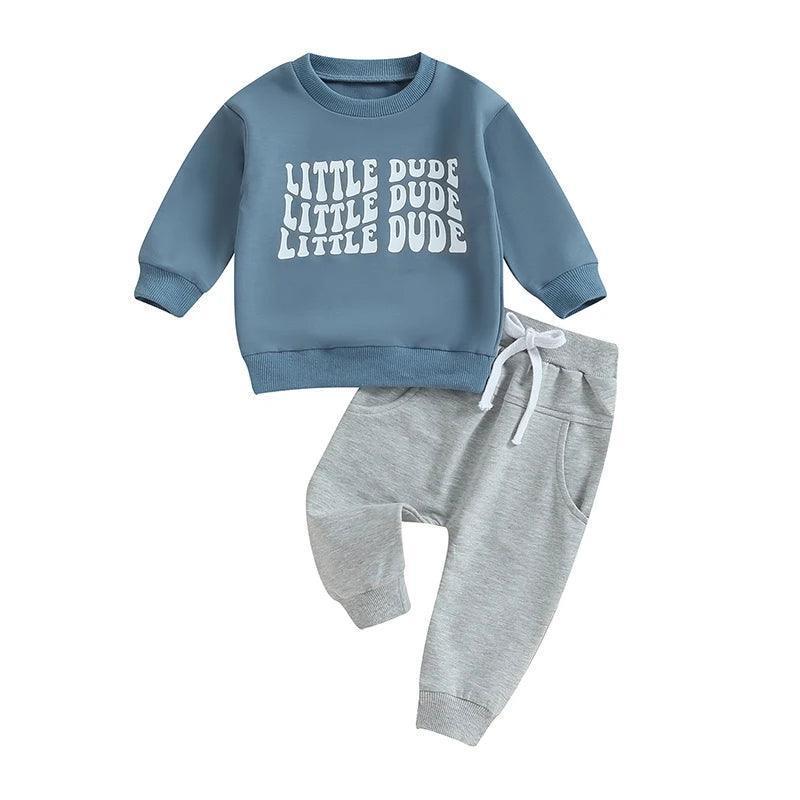 little dude kids outfit - basil boutique