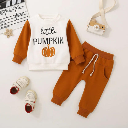 little pumpkin kids outfit - basil boutique