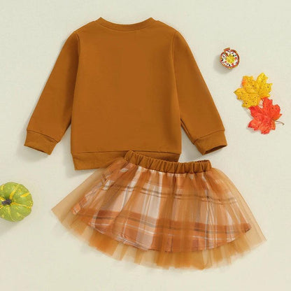 little turkey kids outfit - basil boutique