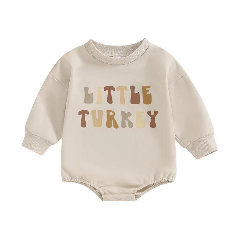 little turkey romper - basil boutique