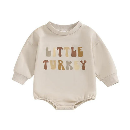 little turkey romper - basil boutique