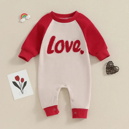 love fuzzy onesie - basil boutique