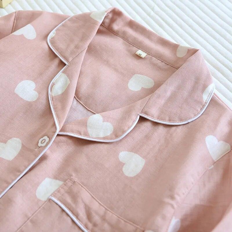 love is in the air pajamas - basil boutique