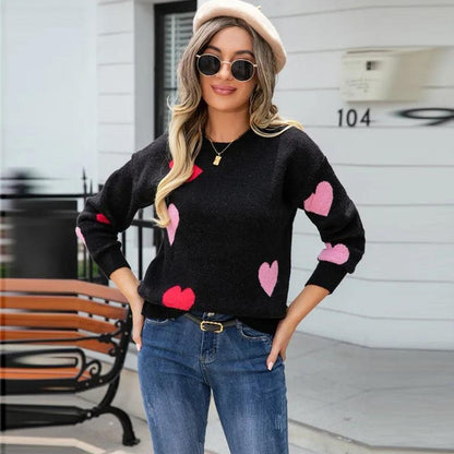 love knit crew sweater - basil boutique