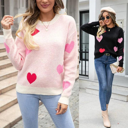 love knit crew sweater - basil boutique