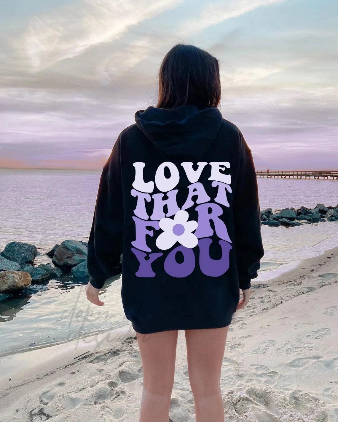 love that for you hoodie - basil boutique