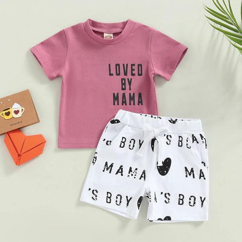 loved by mama kids set - basil boutique